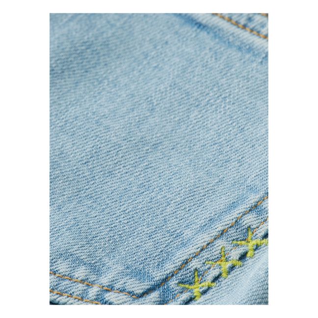 The Wave High-Waisted Wide-Leg Jeans | Light Denim