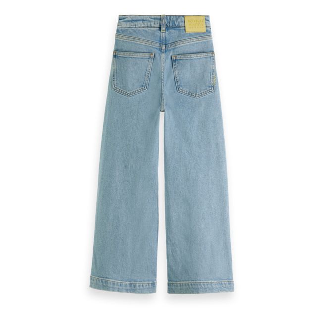 The Wave High-Waisted Wide-Leg Jeans | Light Denim