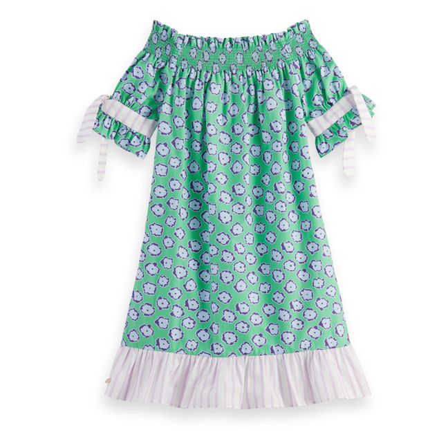 Robe Imprimée | Vert d'eau
