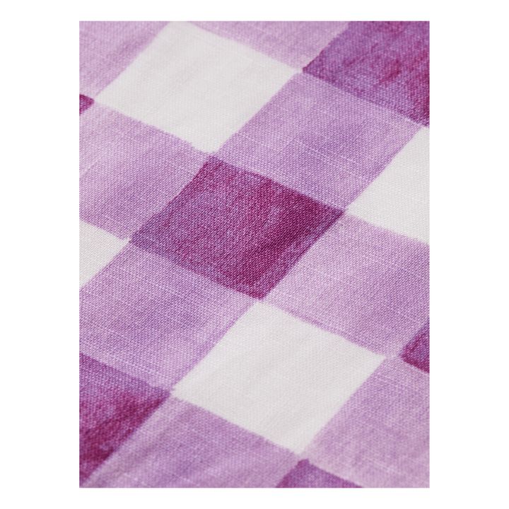 Checked Dress | Purple- Product image n°1
