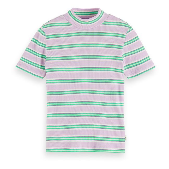 Striped T-shirt | Purple