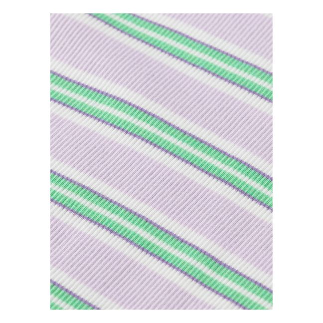 T-shirt Rayé | Violet