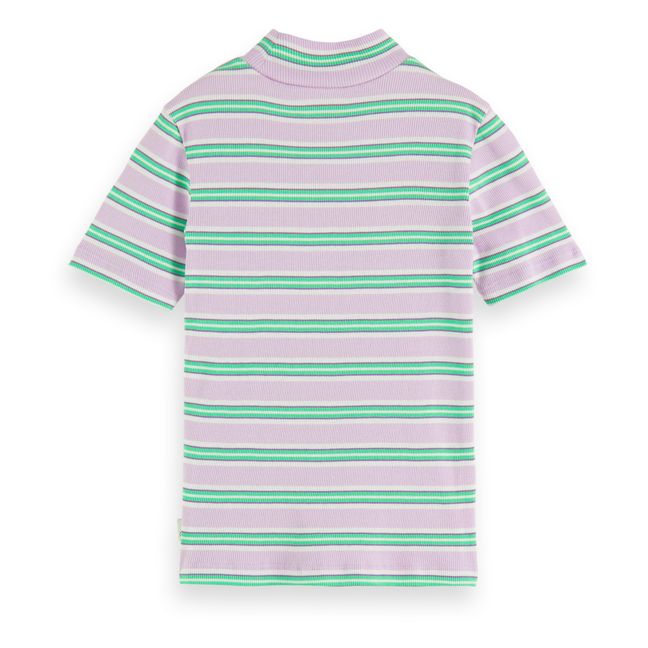 T-shirt a righe | Viola