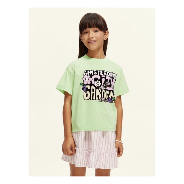 Oversize Atwork T-shirt | Verde fluo
