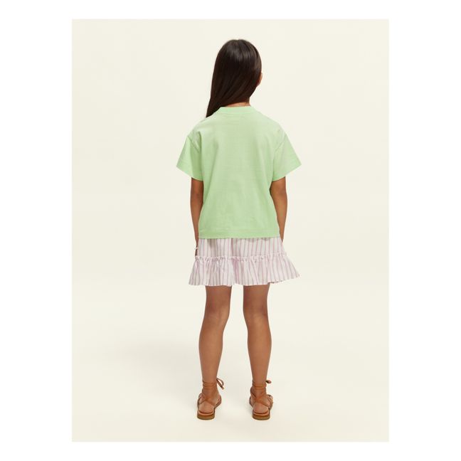 Oversize Atwork T-shirt | Verde fluo