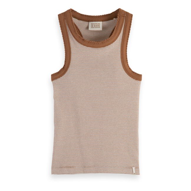 Racerback Tank Top | Kamelbraun