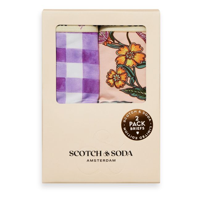 Pack Deux Culottes Imprimées | Violet