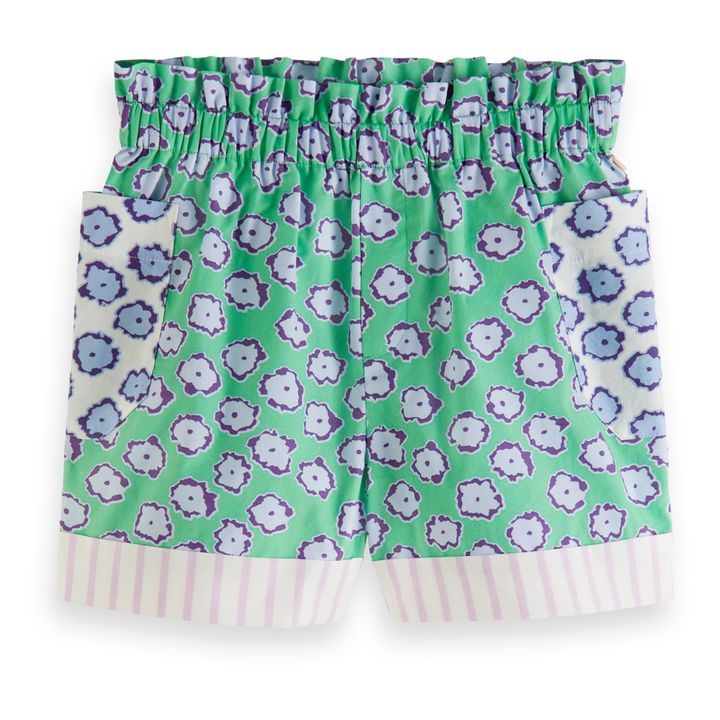 Patchwork Shorts | Blue- Product image n°0