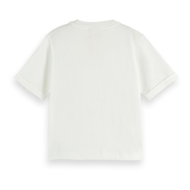 T-shirt Artwork Logo Floral | Blanc