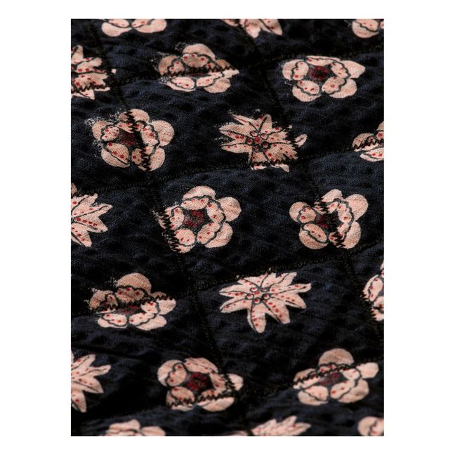 Flower Print Skirt | Black