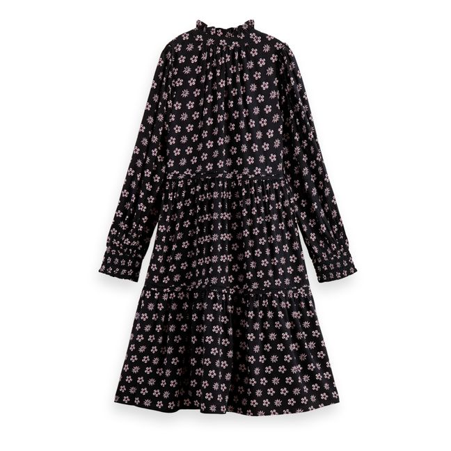 Flower Print Maxi Dress | Blu notte