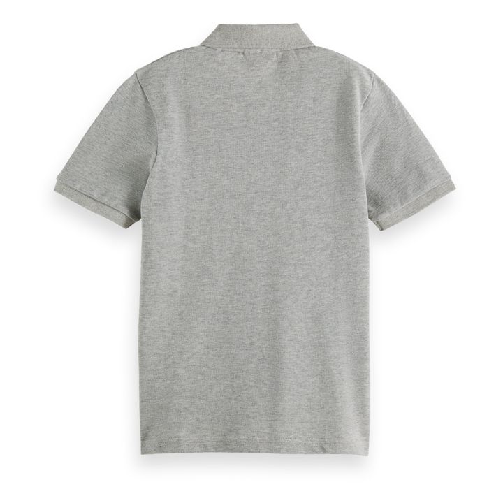 Fabric Polo Shirt | Grau Meliert- Produktbild Nr. 2