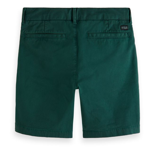 Short Chino Garment | Verde Abeto