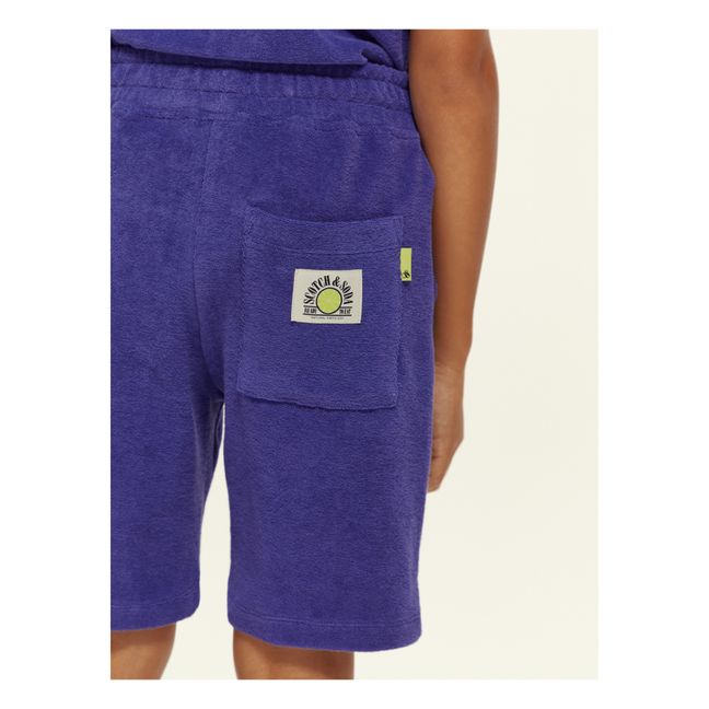 Frottee-Shorts | Violett