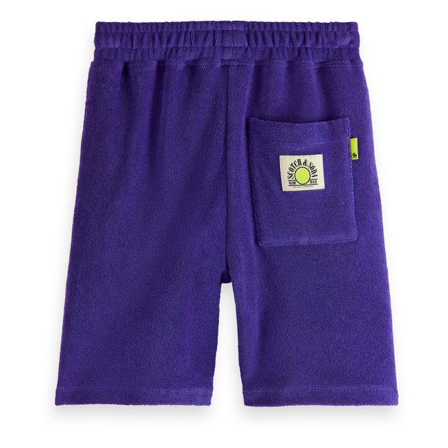 Frottee-Shorts | Violett