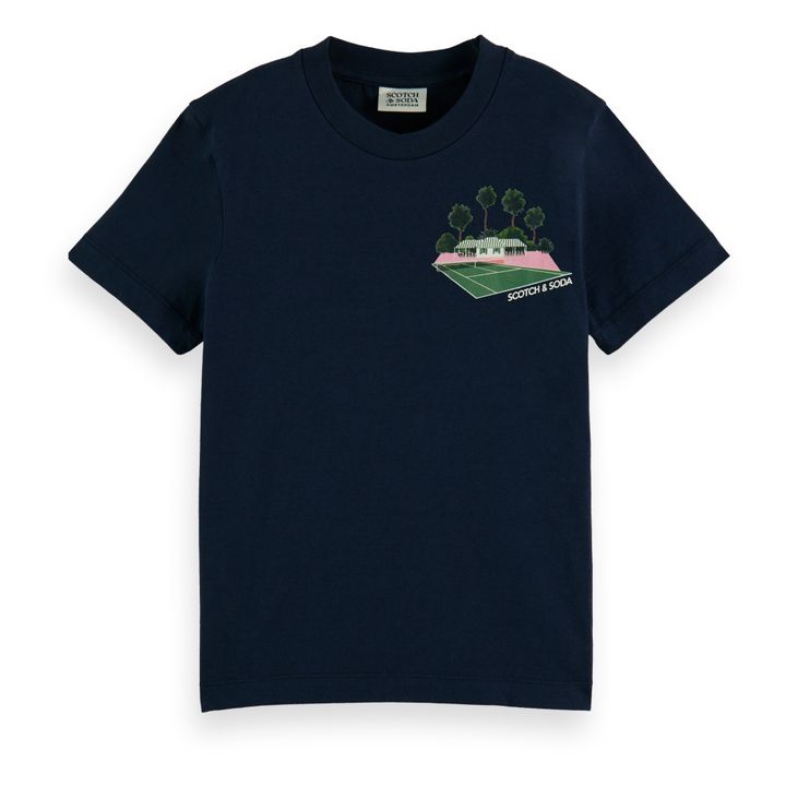Relaxed Fit Organic Cotton T-Shirt | Nachtblau- Produktbild Nr. 0