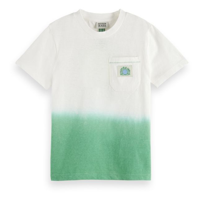 T-Shirt Relaxed Fit Dip Dye | Grün