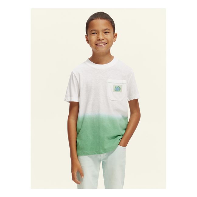 T-shirt Relaxed Fit Dip Dye | Vert