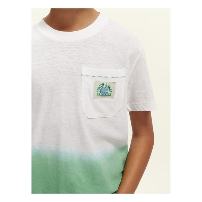 Relaxed Fit Dip Dye T-Shirt | Grün