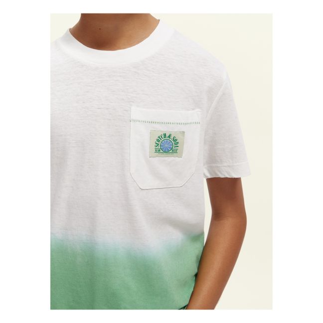 T-shirt Relaxed Fit Dip Dye | Vert