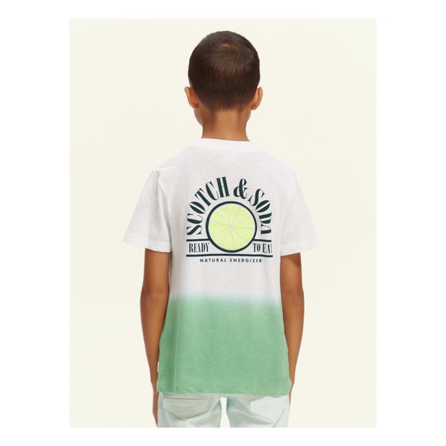 T-shirt Relaxed Fit Dip Dye | Vert