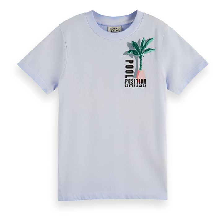 Camiseta Regular Fit Artwork Cornflower | Azul Claro- Imagen del producto n°0