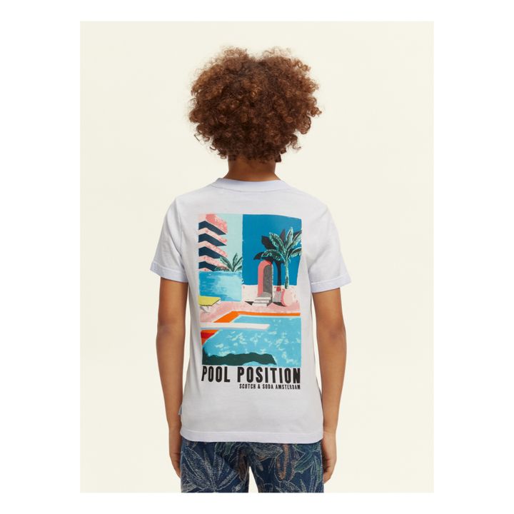 Camiseta Regular Fit Artwork Cornflower | Azul Claro- Imagen del producto n°3