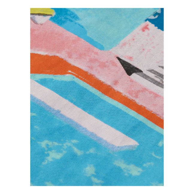 Cornflower Artwork Regular Fit T-shirt | Hellblau