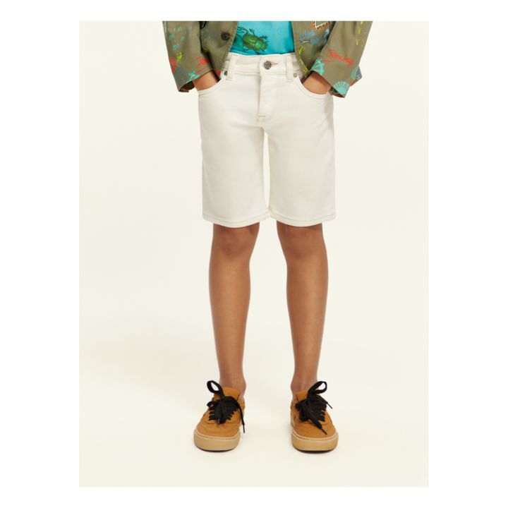Strummer Slim Fit Garment Shorts | White- Product image n°2