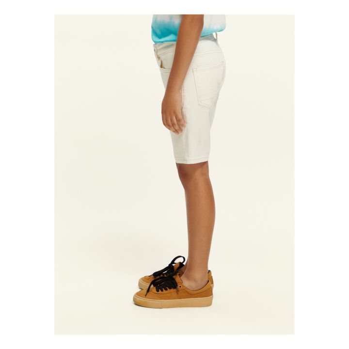 Strummer Slim Fit Garment Shorts | Weiß- Produktbild Nr. 3