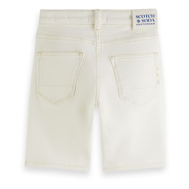 Strummer Slim Fit Garment Shorts | Bianco