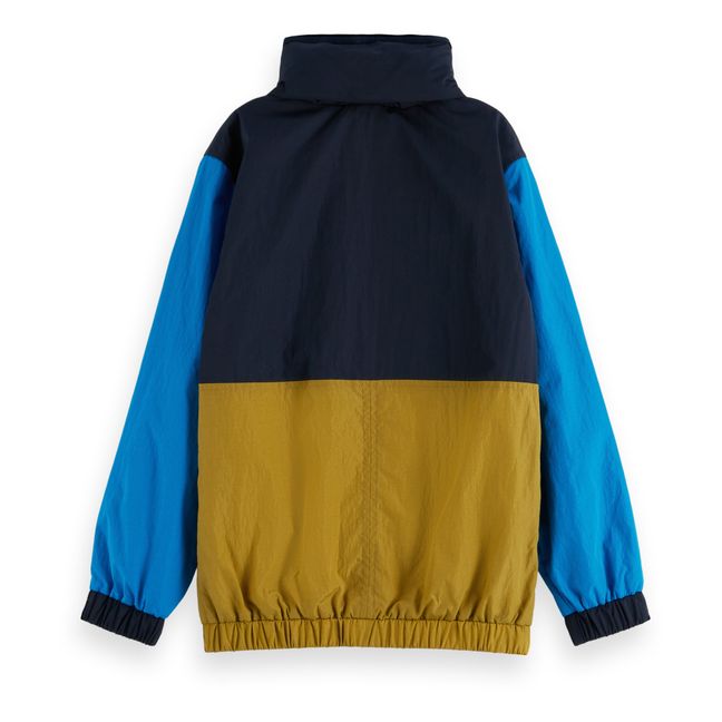 Colour Block Windbreaker Jacket | Kamelbraun