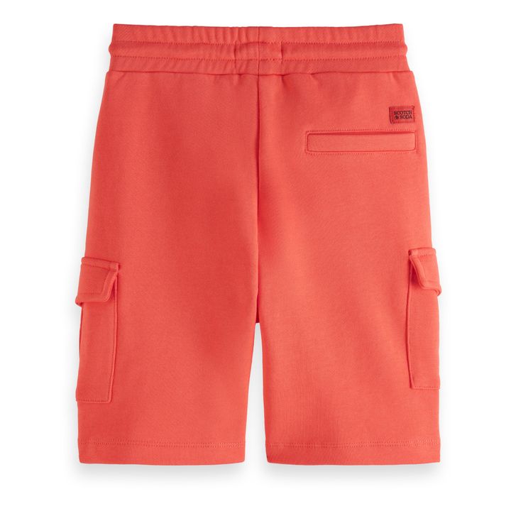 Organic Cotton Cargo Shorts | Korallenfarben- Produktbild Nr. 2