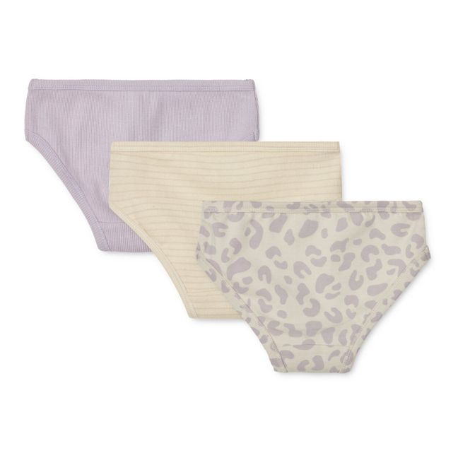 Nanette Organic Cotton Briefs - Set of 3 | Mauve