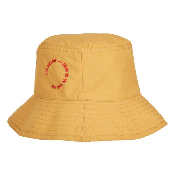 Bucket Hat Recyceltes Material Damon | Senffarben- Produktbild Nr. 1