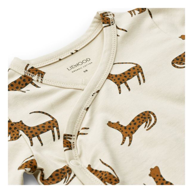 Set of 2 Hali Organic Cotton Onesies | Ecru