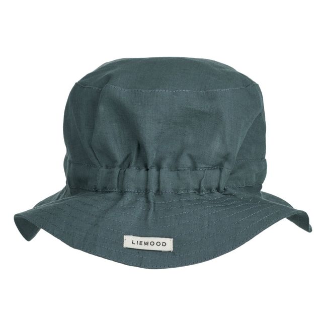 Organic Cotton Bucket Hat Sander | Graublau