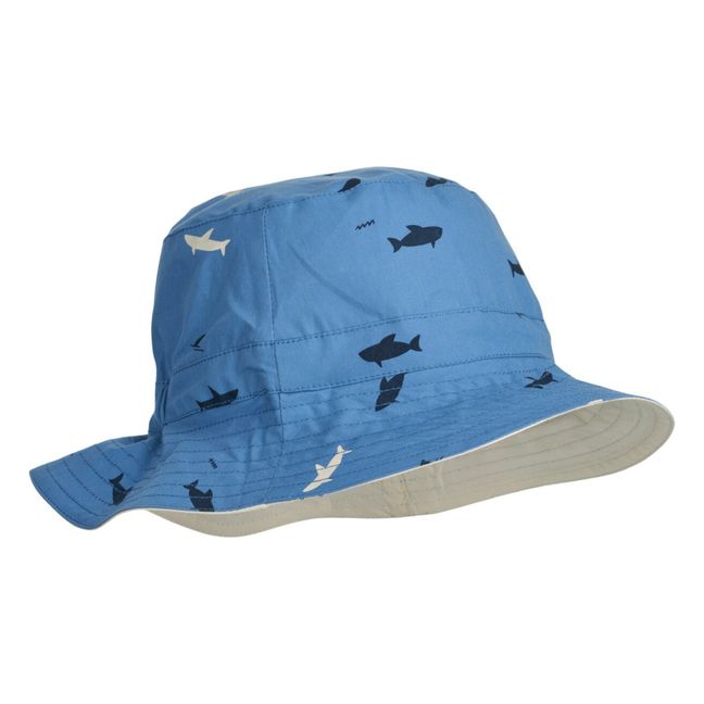 Sombrero de algodón orgánico Sander | Azul