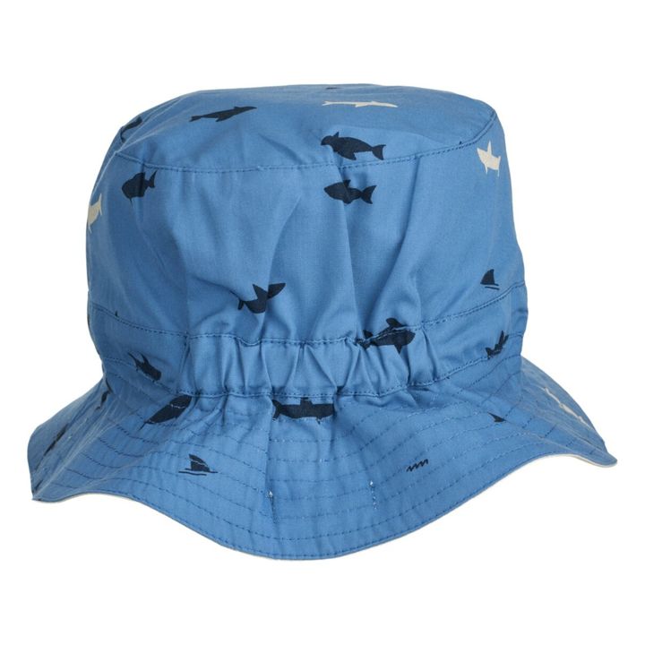 Sombrero de algodón orgánico Sander | Azul- Imagen del producto n°1