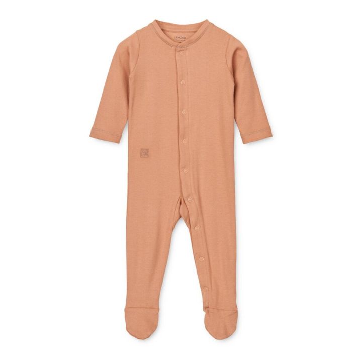 Boye Organic Cotton Pyjamas with feet | Dusty Pink- Product image n°0