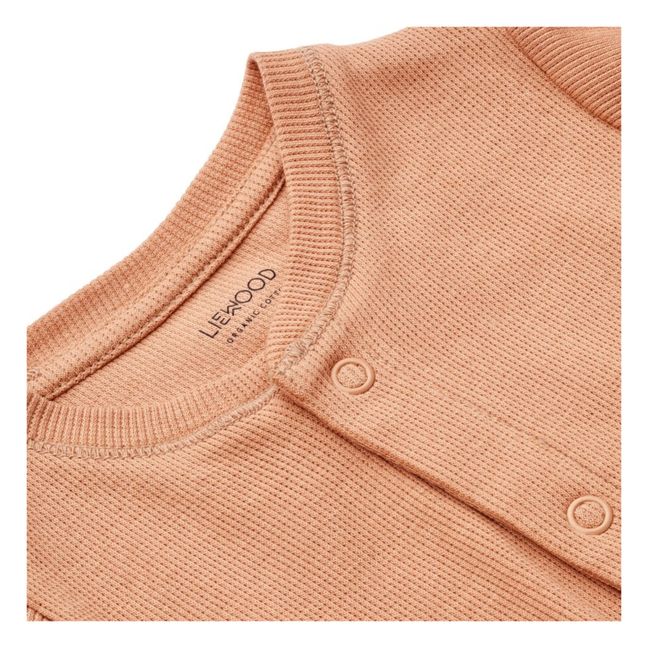 Boye Organic Cotton Pyjamas with feet | Dusty Pink