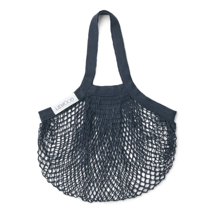 Mesi Organic Cotton Net Bag | Azul Marino- Imagen del producto n°0