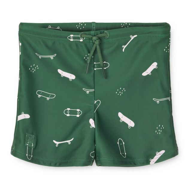 Short de Bain Matière Recyclée Otto | Vert foncé