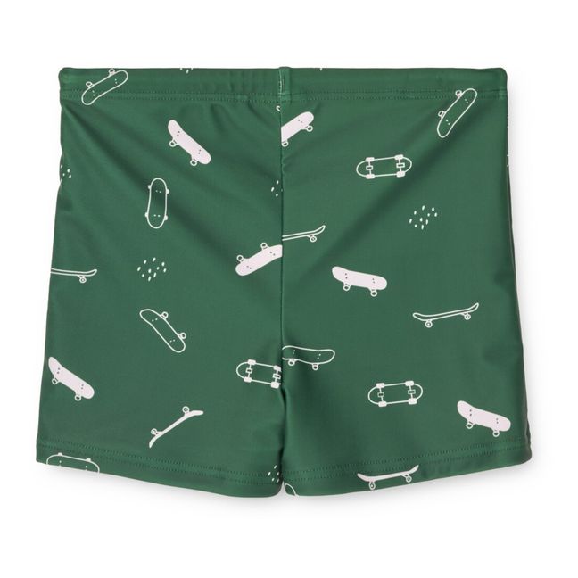 Short de Bain Matière Recyclée Otto | Vert foncé