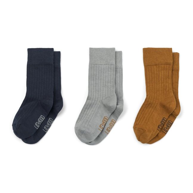 Lorenzo Socks - Pack of 3 | Azul Marino