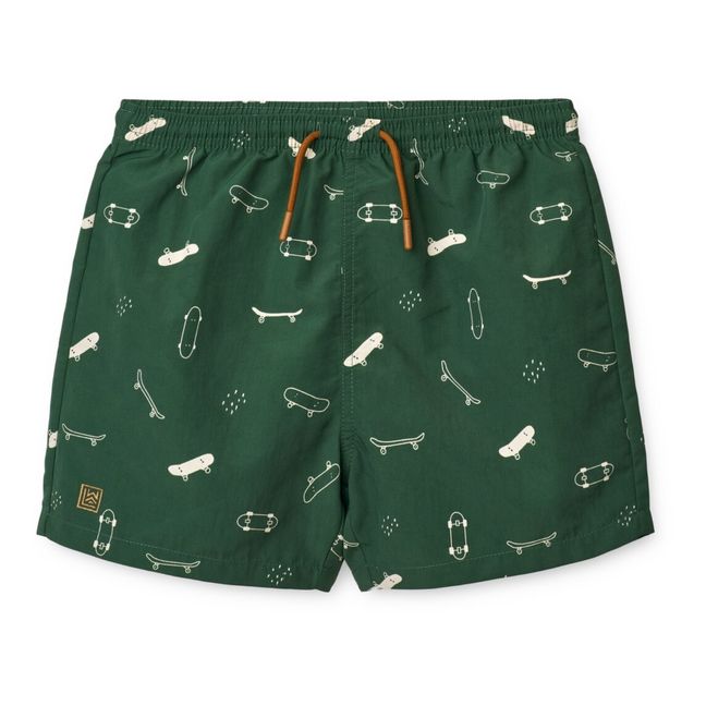 Short de Bain Matière Recyclée Duke | Vert foncé