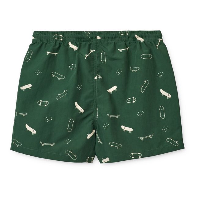 Short de Bain Matière Recyclée Duke | Vert foncé
