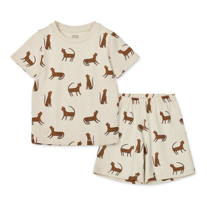 Ilford Organic Cotton Pyjama Set | Camel- Imagen del producto n°0
