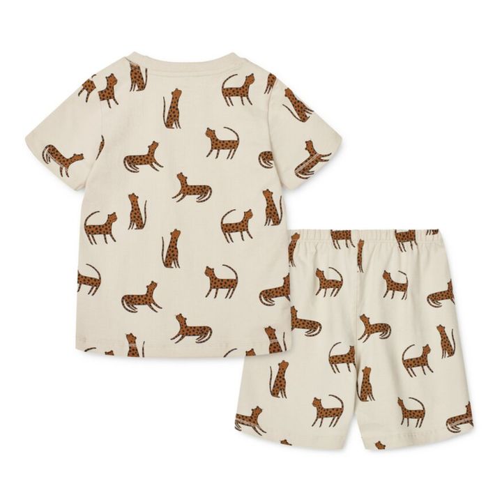 Ilford Organic Cotton Pyjama Set | Camel- Imagen del producto n°3