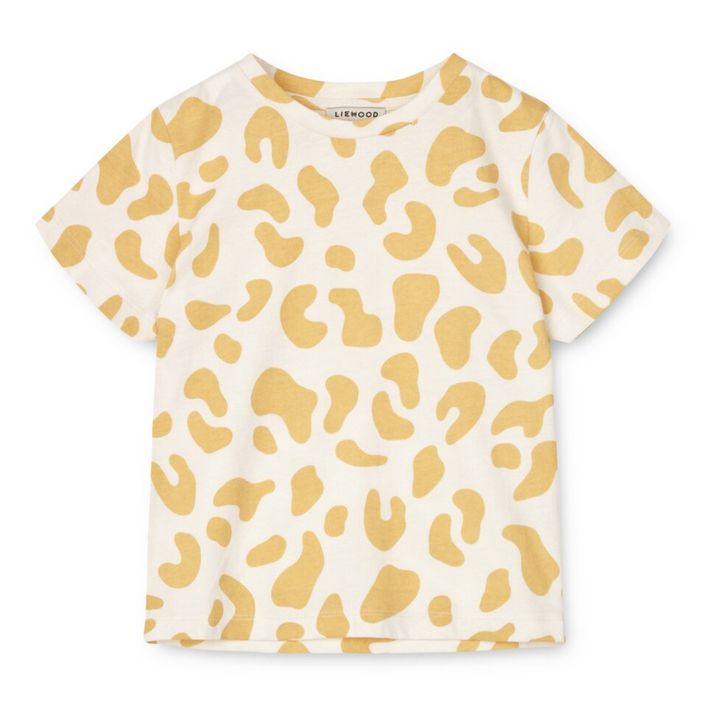 T-Shirt mit kurzen Ärmeln Bio-Baumwolle Dakawa | Gelb- Produktbild Nr. 0